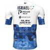 Maglia 2022 Israel Premier Tech Manica Corta Blu Bianco